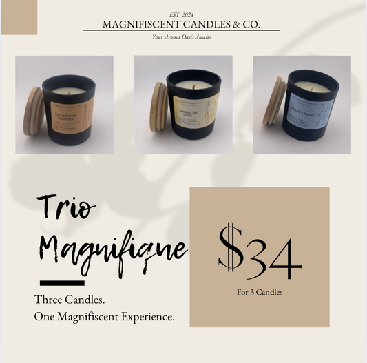 Introducing Trio Magnifique: Three Candles. One Magnifiscent Experience.