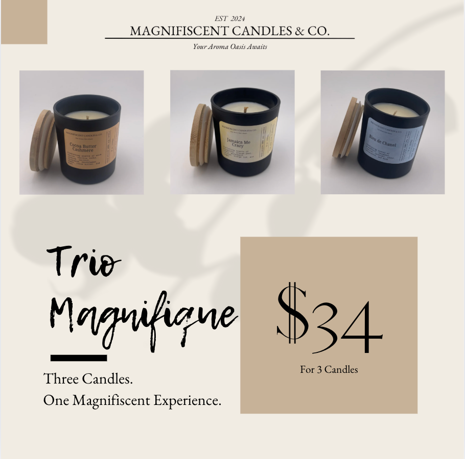 Introducing Trio Magnifique: Three Candles. One Magnifiscent Experience.