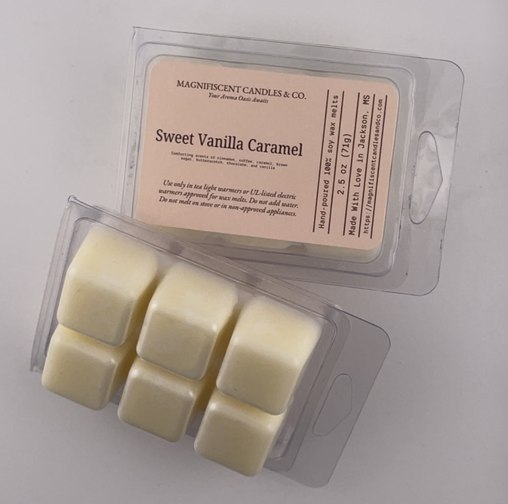 Sweet Vanilla Caramel Wax Melts
